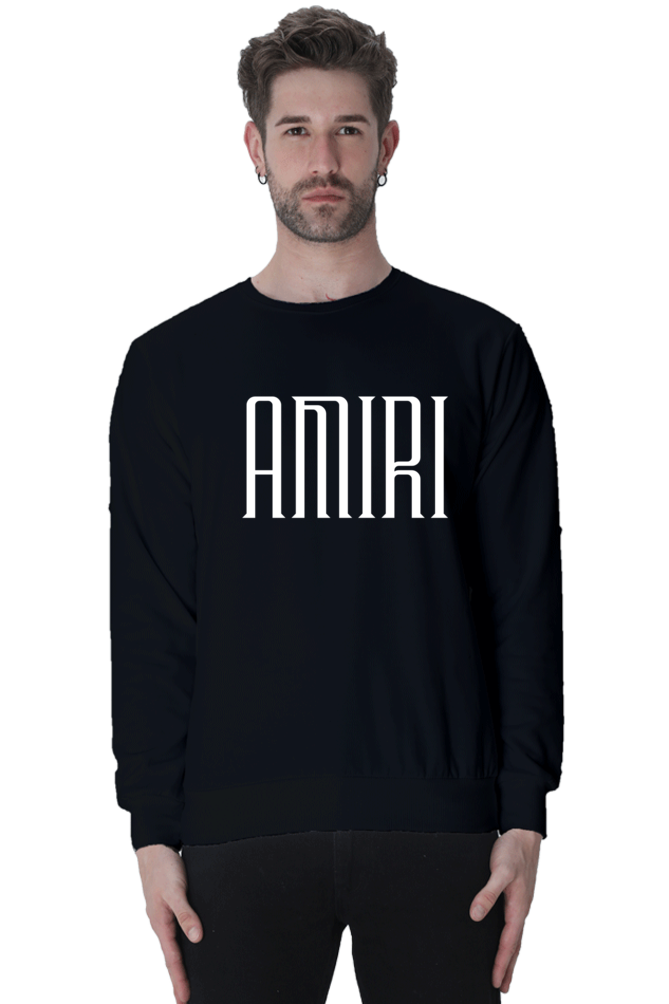 Amiri Black Sweetshirt For Men