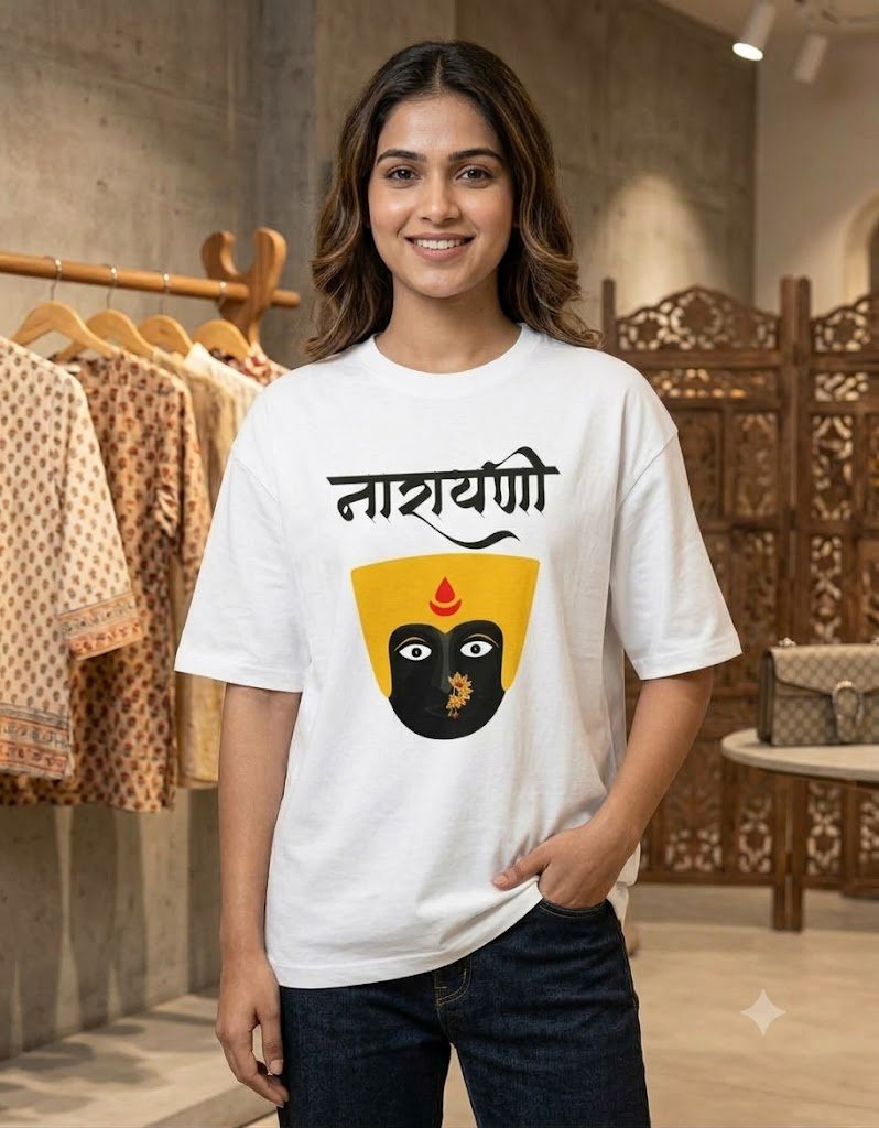 Narayani Mahalaxmi Oversized T-Shirt - Image 2